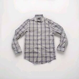 Ralph Lauren Slim Fit Performance Stretch Long Sleeve‎ Shirt Grey 15 (32/33) M